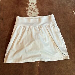 Puma White Sports Skirt